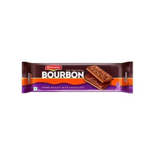 Britannia The Original Bourbon Creme Biscuit With Chocolate