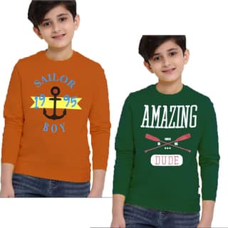 CRAZYON BOYS FULLSLEEVE T-SHIRTS P(2)