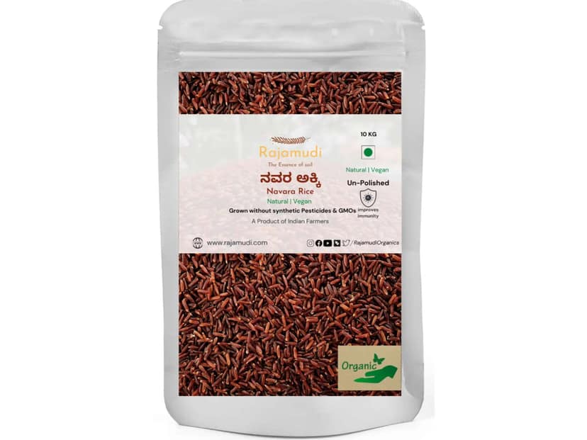 Rajamudi Organics Kerala Medicinal Navara Rice - 10 Kilogram