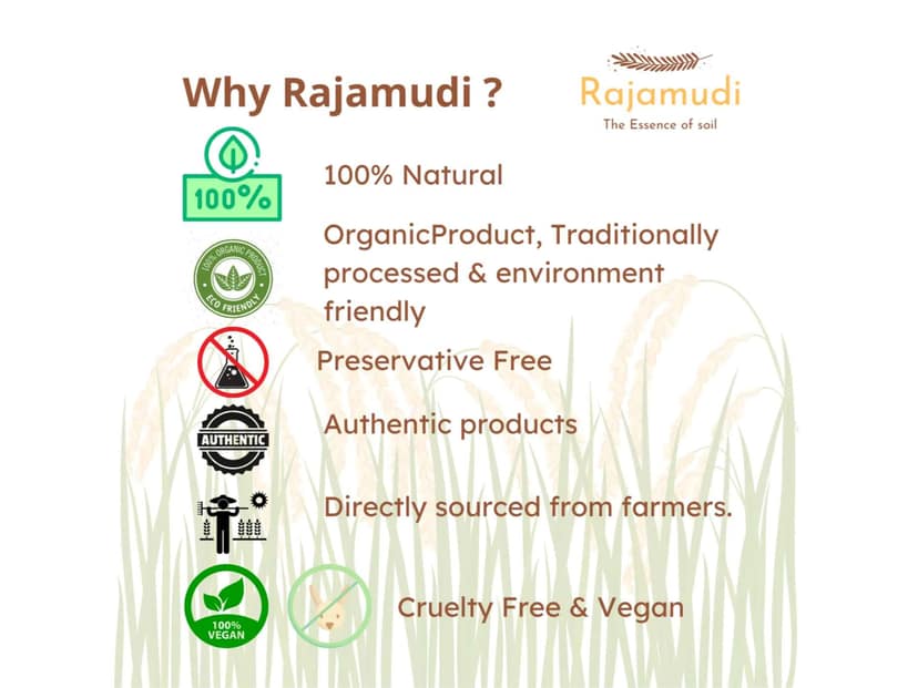 Rajamudi Organics Kerala Medicinal Navara Rice - 10 Kilogram view 4