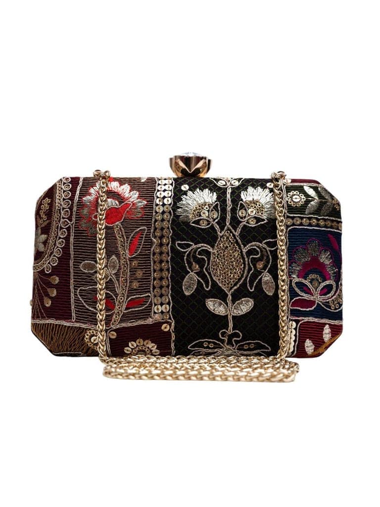 Vdesi Floral Multicolor Clutch view 2