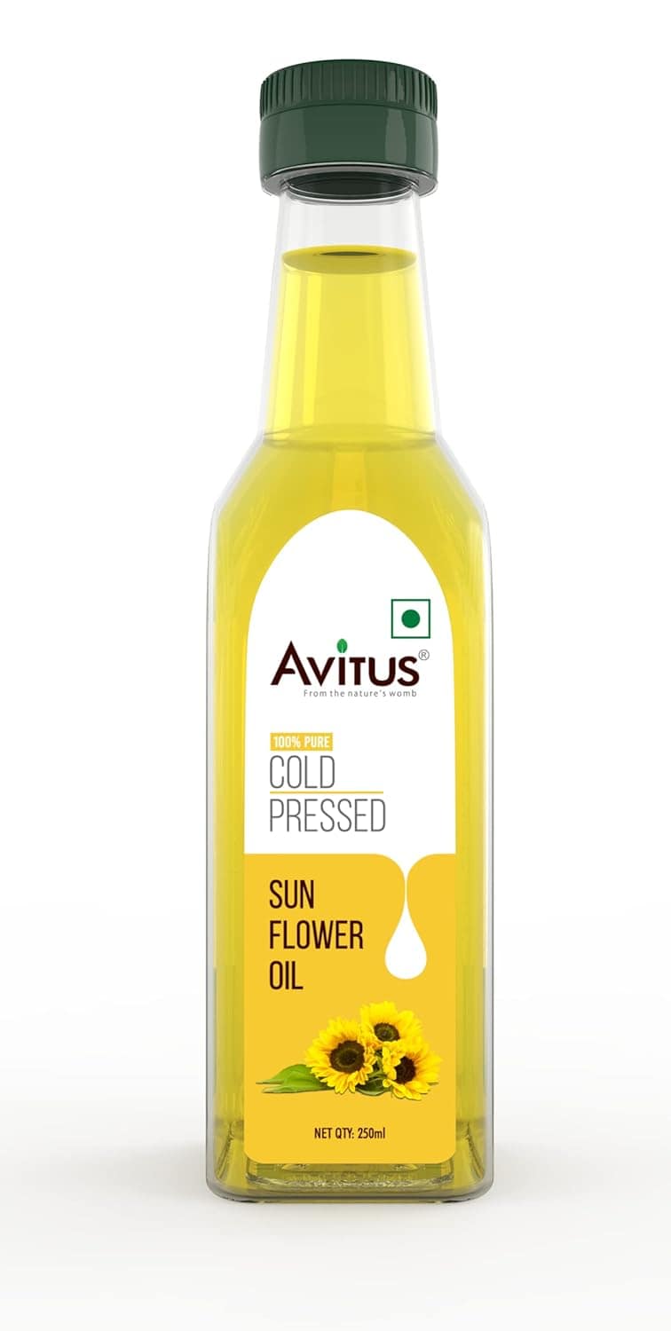 Avitus Cold Pressed Sunflower Oil, 250 ml