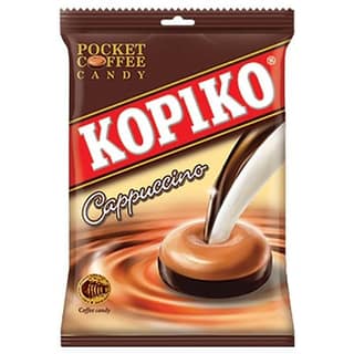 Kopiko Cappuccino Coffee Candy, World's No 1 Coffee Candy, Family Pack, 175 G (40 Pcs X 3.5 G Each)