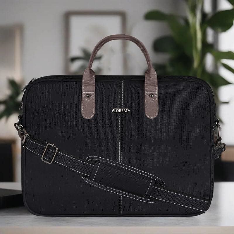 LOREM 10L Faux Leather Messenger Bag For Men & Women New-UF view 2