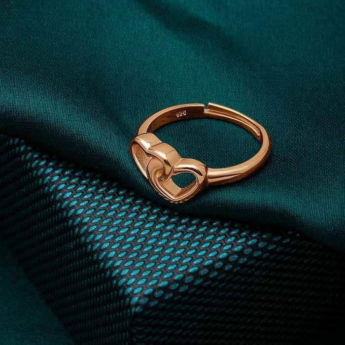 Rose Gold Sweet Connection Ring view 3