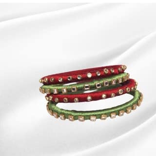 Festive Silk Thread Bangles