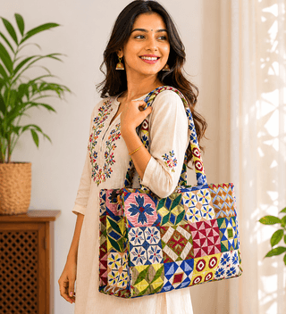 Handcrafted Cloth Bag | Reusable & Eco-Friendly Everyday Carry Bag