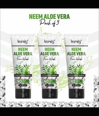 KURAIY Face Wash Soothing Clear Calming Facial Cleanser 225ml pack of 3