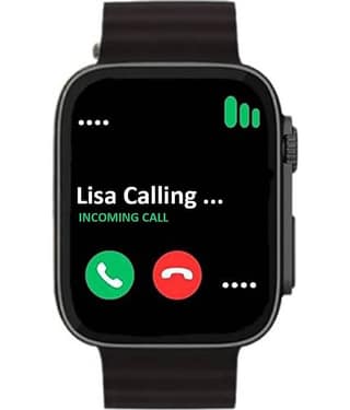 HEDU ULTRA Calling Smart Watch with Strap Upto 1-2 days Backup ( BLACK )