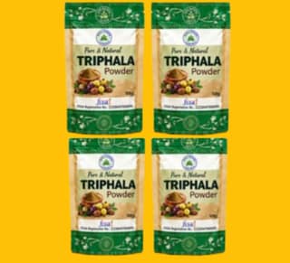 ​Shushraj Jaivik Triphala Powder 100g (Buy 3 Get 1 Free) | Pure & Natural Ayurvedic Churna for Digestion, Hair & Skin Care