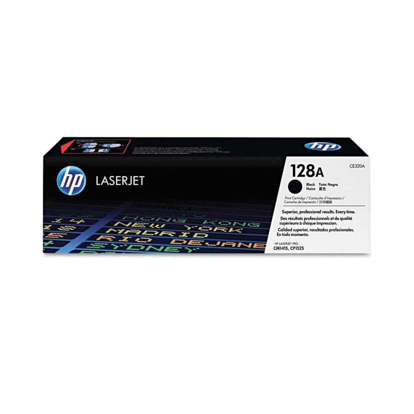 HP 128A Black Original LaserJet Toner Cartridge (CE320A) view 3