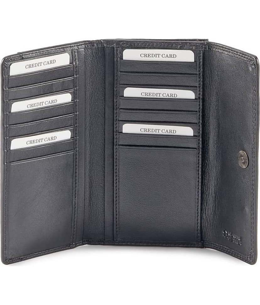 Calfnero Black Wallet view 2