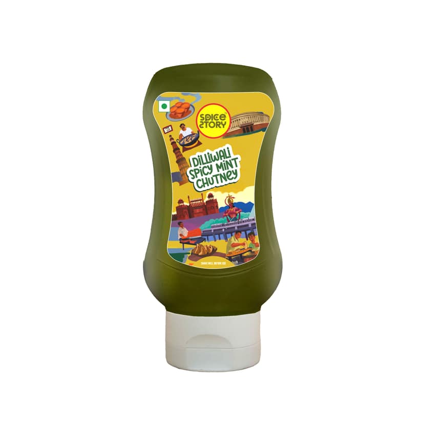 Spice Story Dilliwali Spicy Mint Chutney, 300 gm
