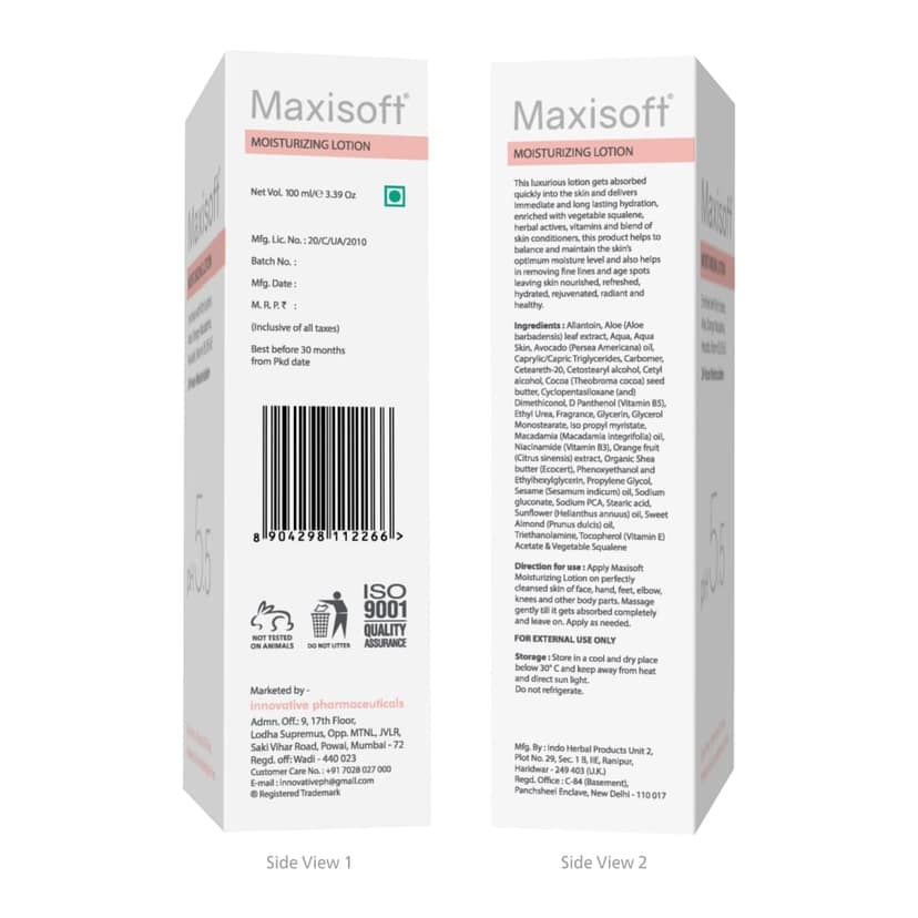 Maxisoft Moisturizing Lotion 100 ml view 2