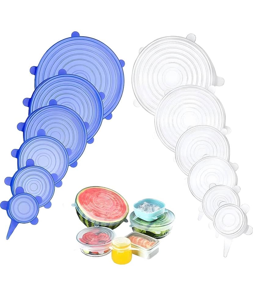 SARVASHVA TRENDS Non Stick Non-stick Cookware Sets silicone stretch lid
