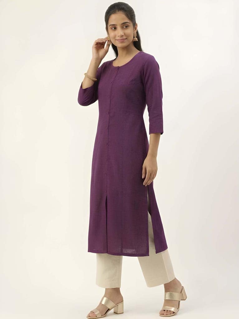 Long Kurti for Women, Stylish Traditional Wear, Elegant Ethnic Fashion Kurta for Office, College, Daily Wear and Special Occasions
