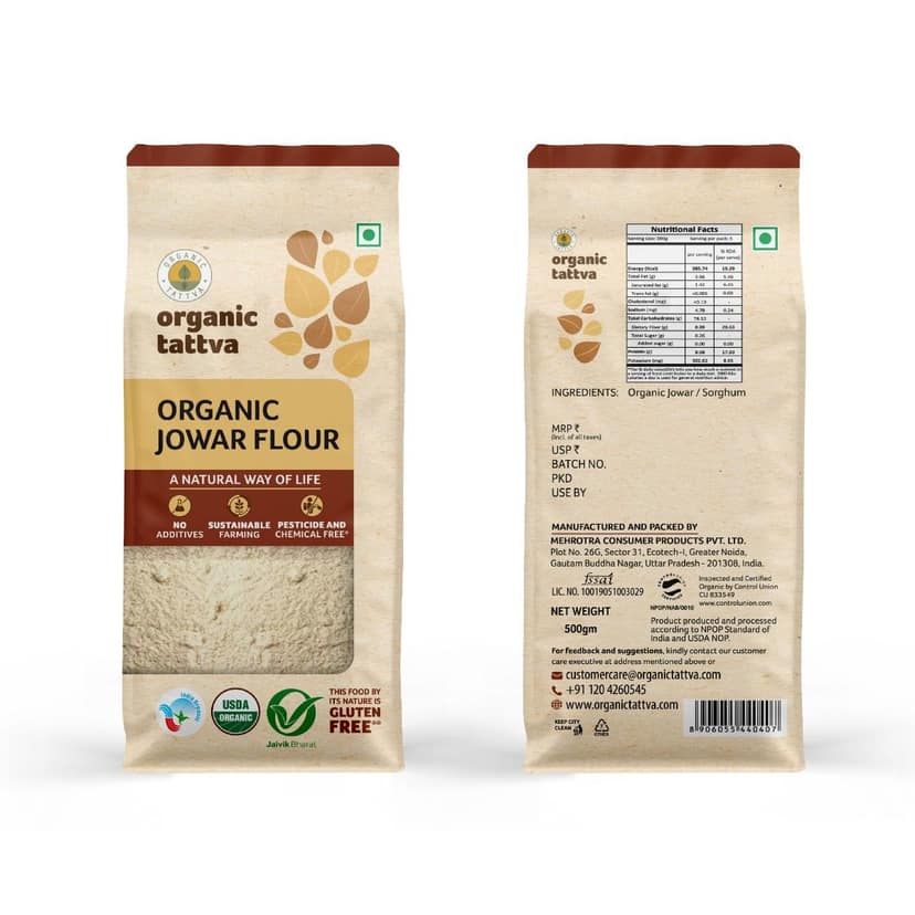Gluten Free Combo - Ragi flour, Bajra flour, Jowar flour, Maize flour view 3