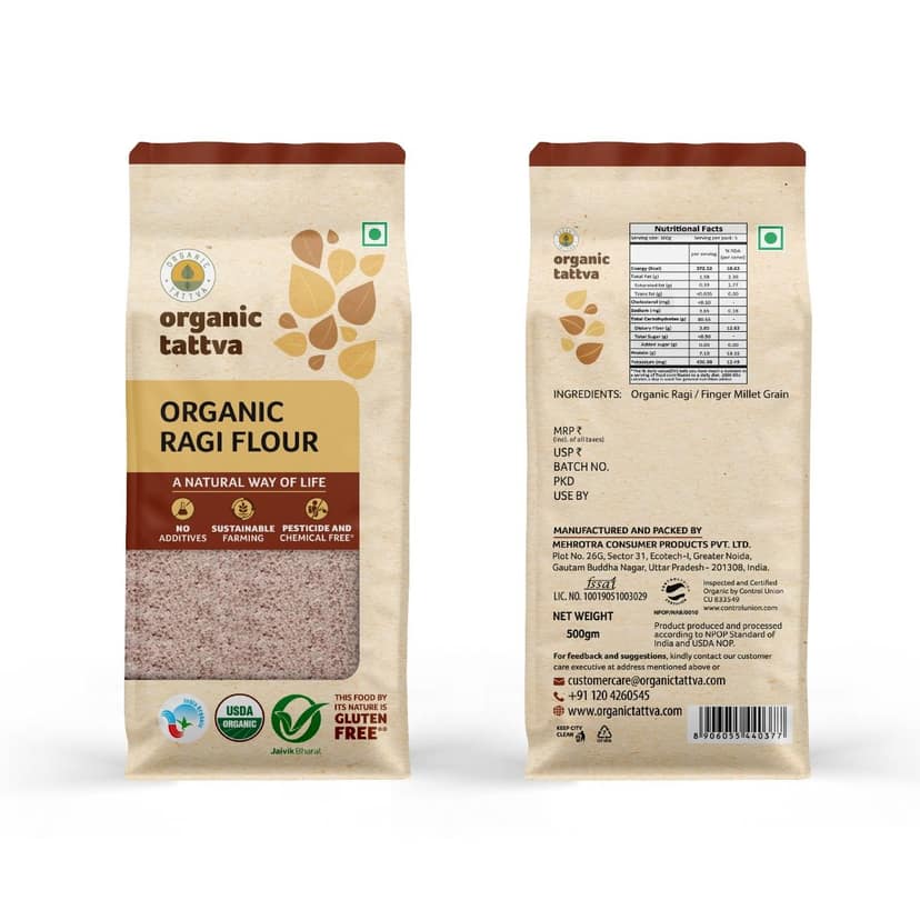 Gluten Free Combo - Ragi flour, Bajra flour, Jowar flour, Maize flour view 4