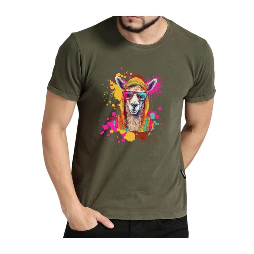 Trishoolin SSHAYU Printed T-Shirt | Design 10200MB | Regular Fit | Crew Neck / Round Neck Half Sleeve | Pack of 1