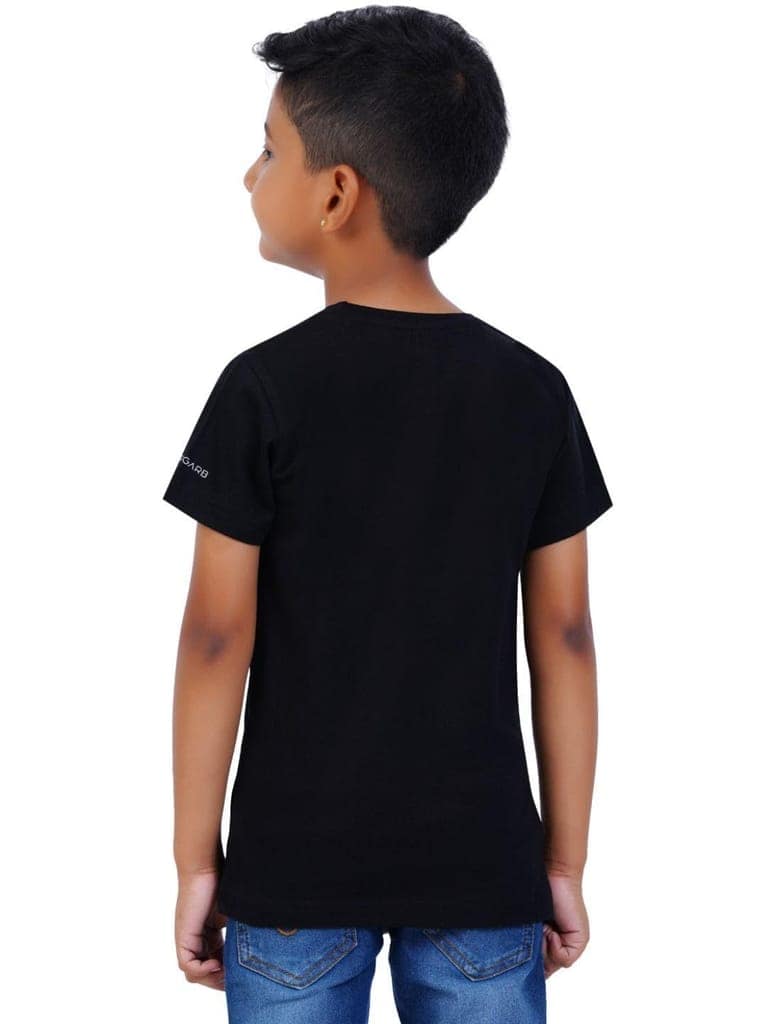 AIR GARB Boys Round Neck Printed Cotton T-shirt for 2-3 Years - Pack of 3 (K23-CBL-SW-TB) Multicolour view 8