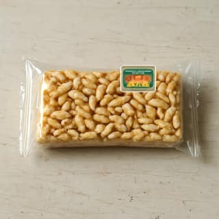 Thangula Janakamma Selection's puffed rice chikki