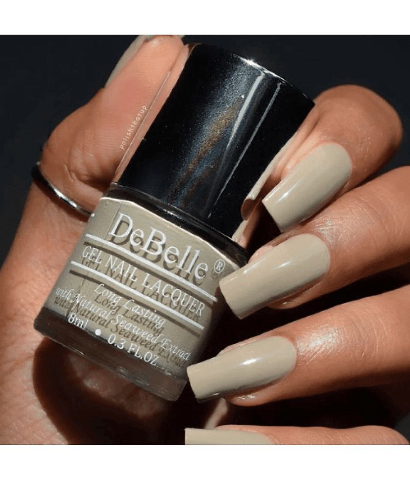 DeBelle Grey Glossy Nail Polish 8 ( Pack of 1 ) view 2