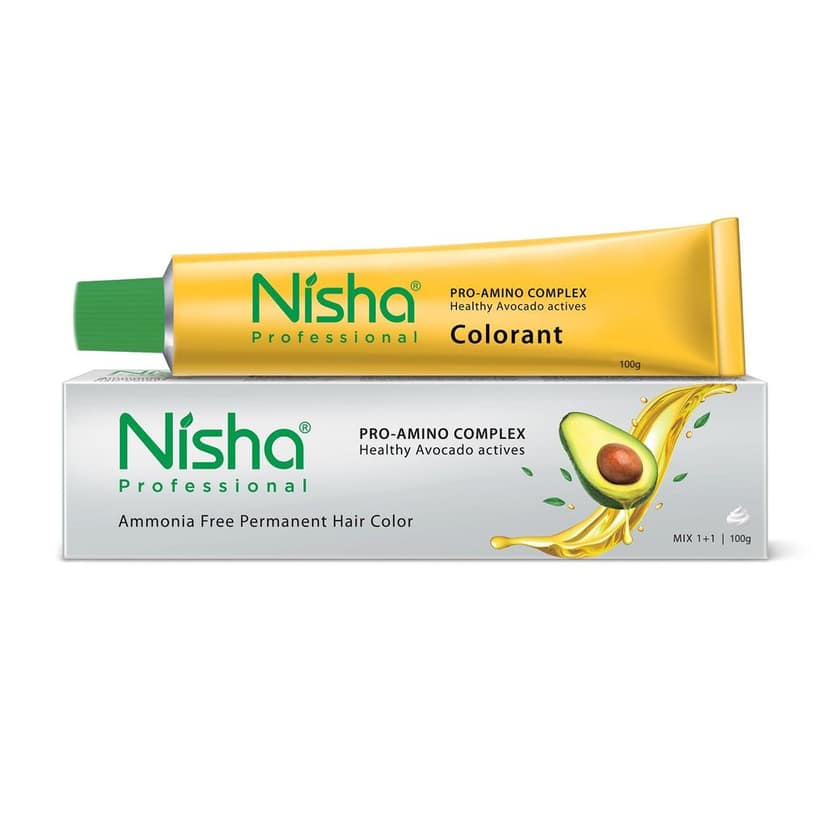 Nisha Professional Creme Hair Color 4.26 Burgundy Red Brown 100g, Permanent Hair Colour, Professional Salon Hair Colour