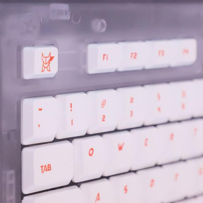 New Arctic Fox Crystal Wired Keyboard view 4