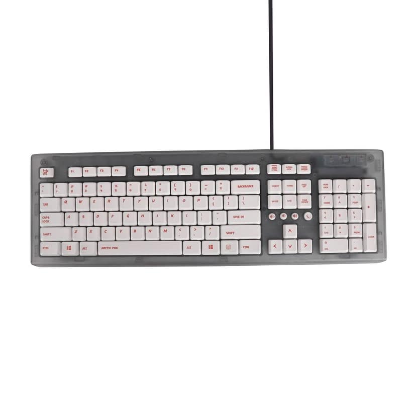 New Arctic Fox Crystal Wired Keyboard view 9