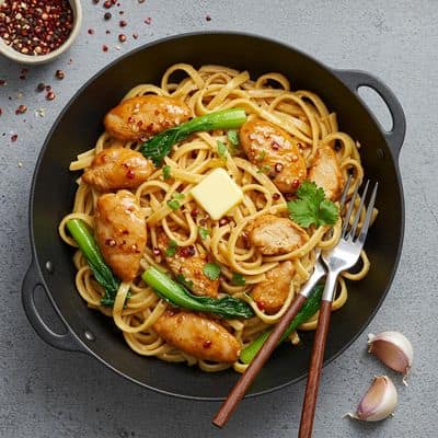 Chicken Butter Garlic Noodles