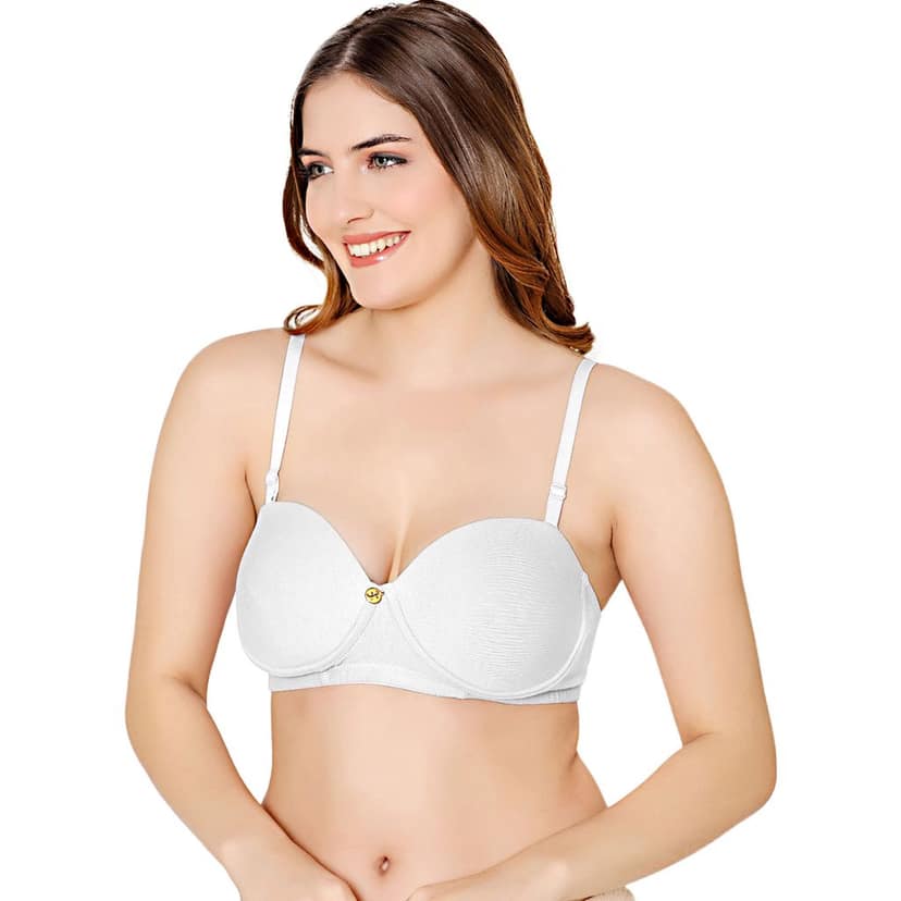 Bodycare cotton spandex wirefree convertible straps Seamless padded bra-6575B view 2