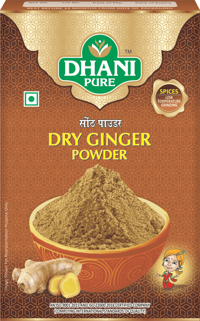 Dhani Pure Ginger Powder Box (MRP : RS. 10/- ONLY)