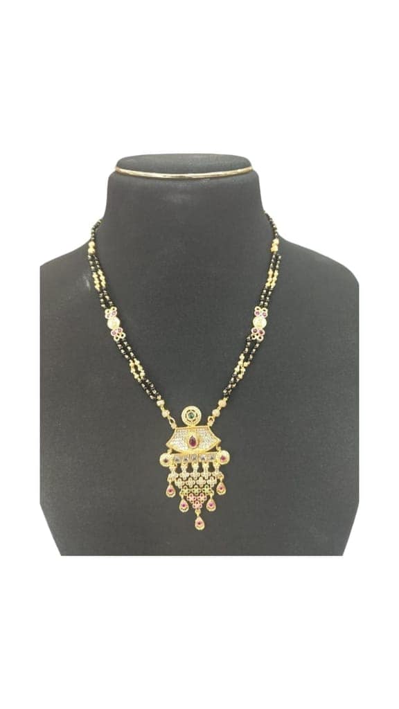 Buy Traditional Gold Plated Marathi Mangalsutra Online at Best Price view 2