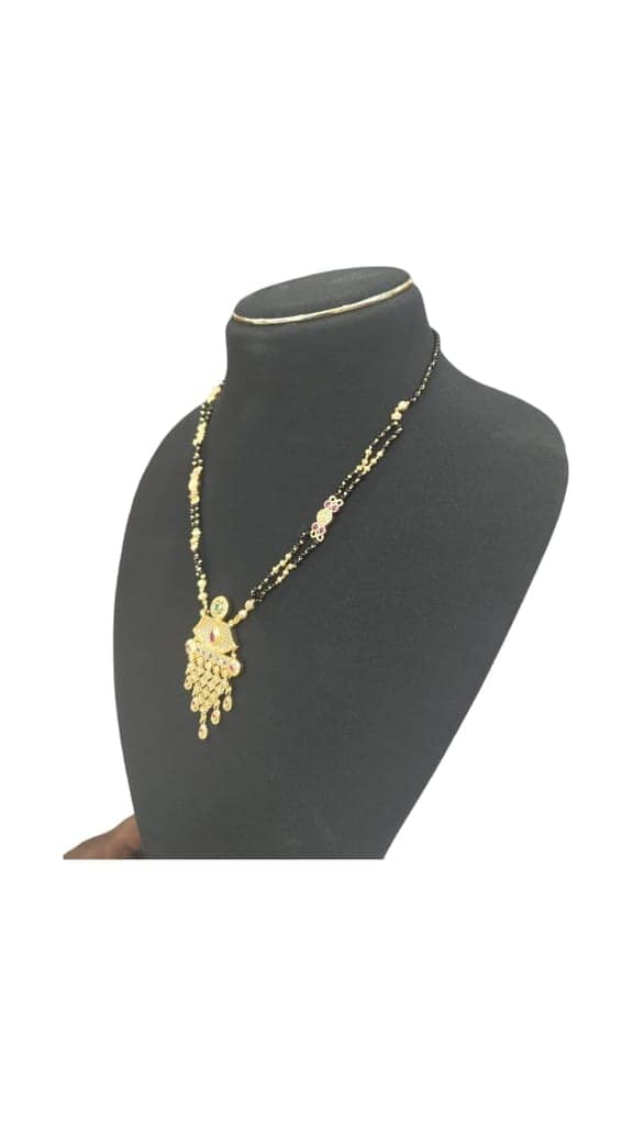 Buy Traditional Gold Plated Marathi Mangalsutra Online at Best Price view 3