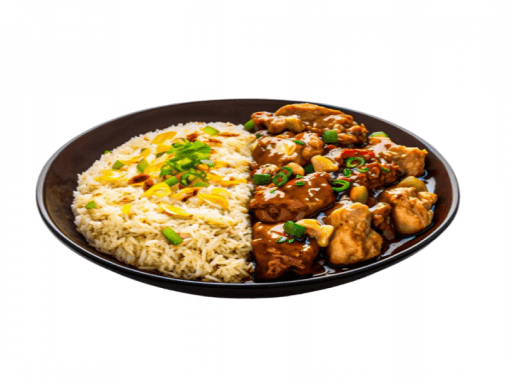 Chicken Manchurian with Rice