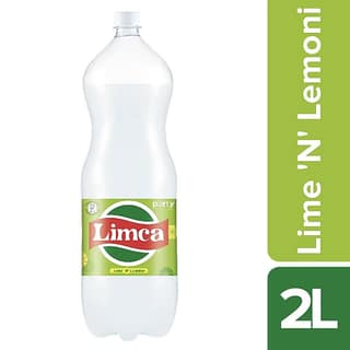 Limca Soft Drink - Lime & Lemon Flavoured, 2 L Pet Bottle