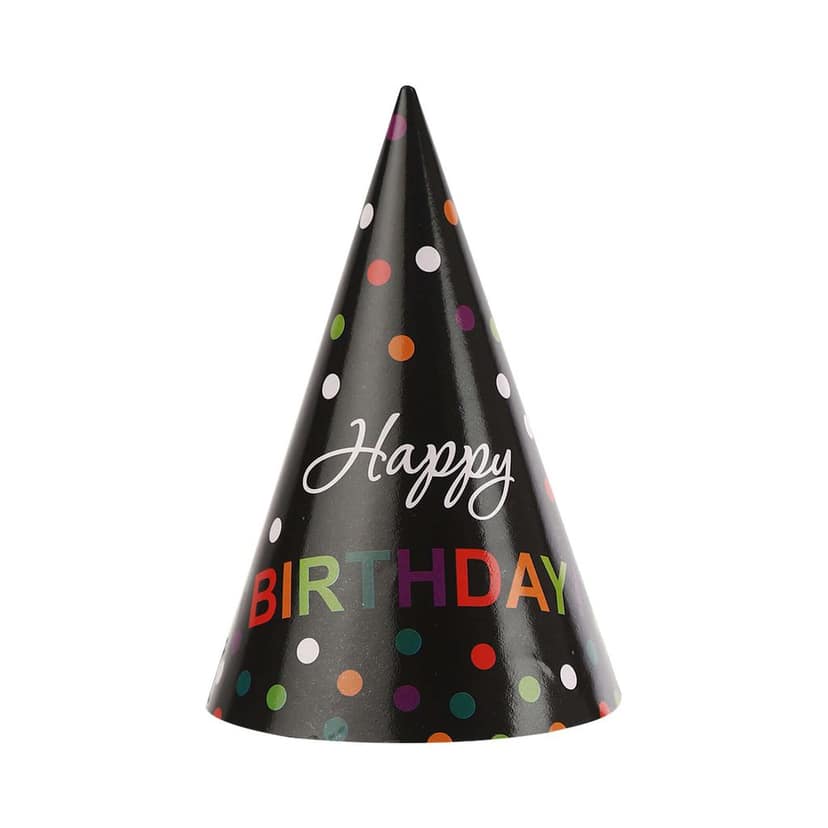 Happy Birhday Designer Hats - 8PC view 3