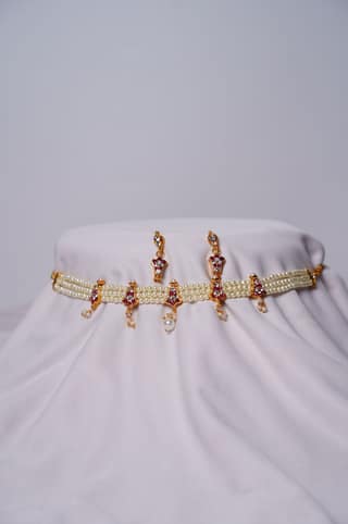 Traditional Chinchpeti Pearl Necklace