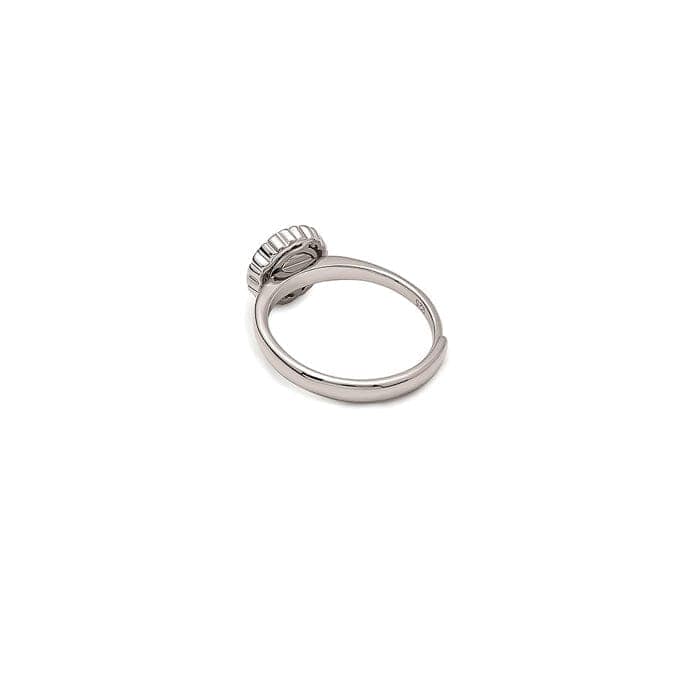 Silver Wheel Of Heart Adjustable Ring (5 in 1 Crystal) view 7