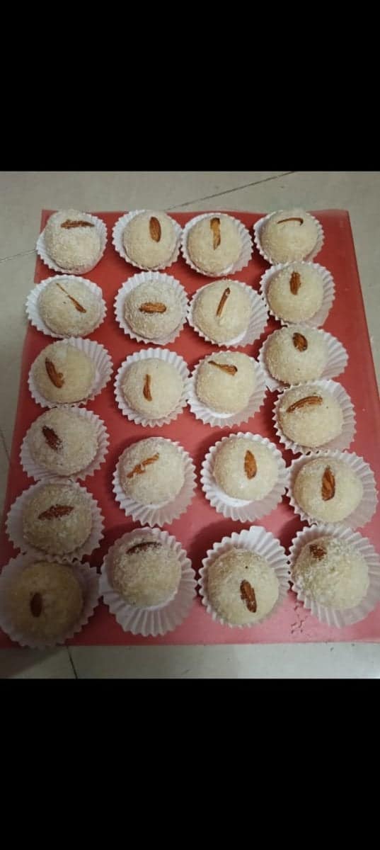 Coconut Laddu (250g) | Traditional Indian Sweet | Festive Treats