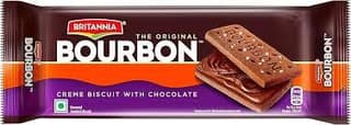 Britannia Bourbon - The Original Choco Creme Sandwich Biscuit, 150 G