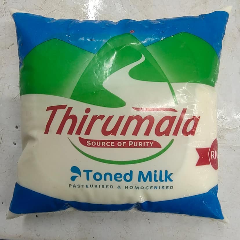 Thirumala toned milk