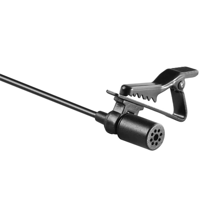Boya ByM1 Auxiliary Omnidirectional Lavalier Condenser Microphone with 20ft Audio Cable (Black) view 3