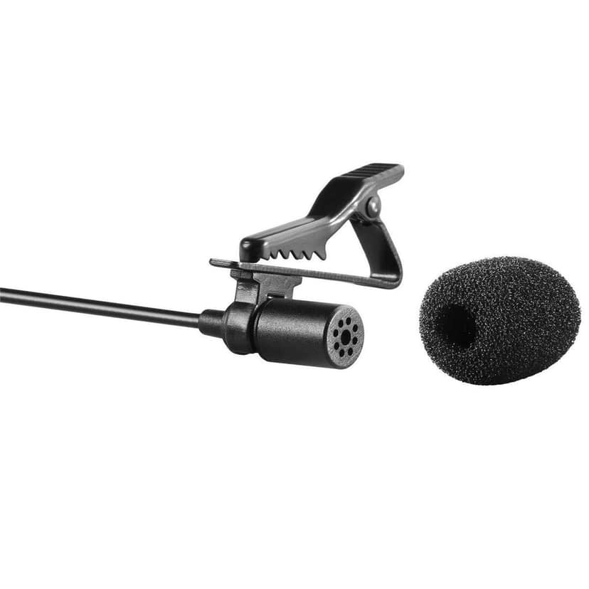 Boya ByM1 Auxiliary Omnidirectional Lavalier Condenser Microphone with 20ft Audio Cable (Black) view 4