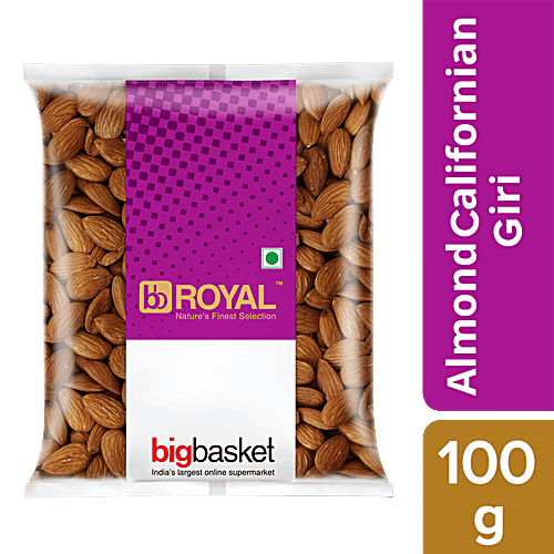 BB Royal Almond/Badam - Californian, Giri Bold, 100 g Pouch