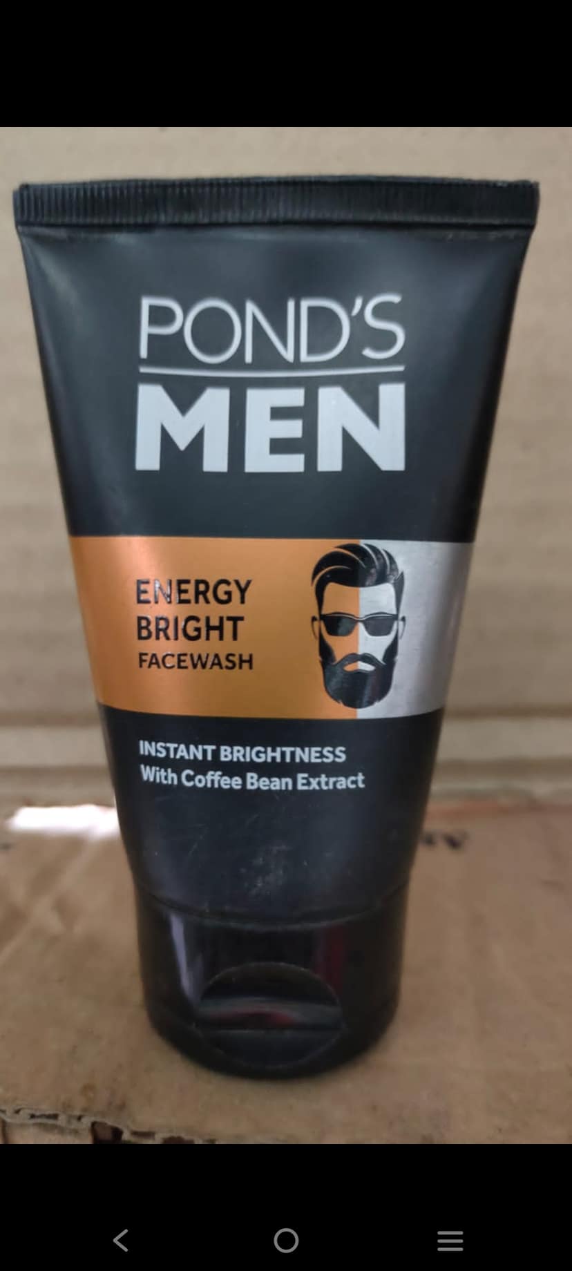 Ponds men energy bright face wash