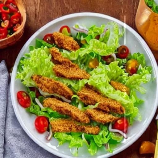 Tex Mex Crunchy Chicken & Lettuce Salad