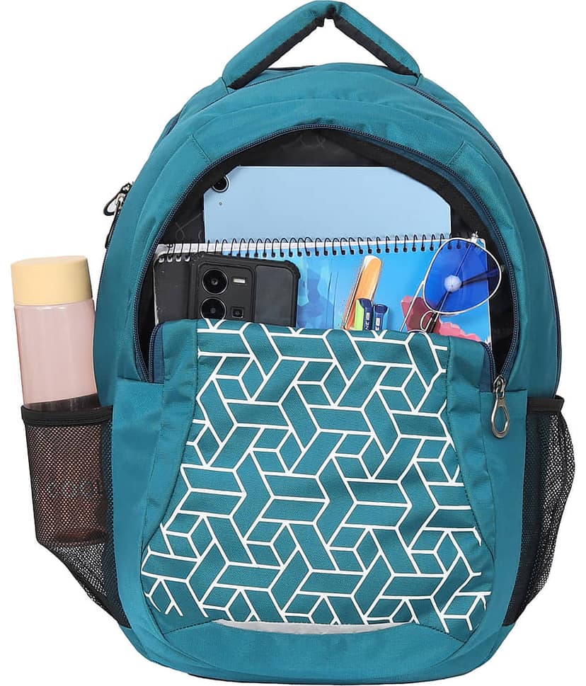 Kyros Teal Polyester Backpack ( 45 Ltrs ) view 2