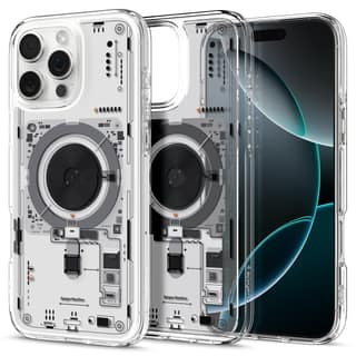 Spigen Ultra Hybrid MagFit Back Cover Case for iPhone 16 Pro, MagSafe Compatible, Air Cushion Technology - Polycarbonate + TPU | Neo One Spigen Ultra Hybrid MagFit Back Cover Case for iPhone 16 Pro, MagSafe Compatible, Air Cushion Technology - Polycarbon