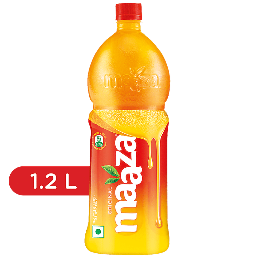 Maaza Mango Drink, Original Flavour, Refreshing, 1.2 L Pet Bottle